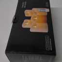 Flameless LED Candles with Timer 5 Pc Flickering Flameless Candles for Romantic Ambiance and Home Decoration Stable Acrylic Shell,with Embedded Star String，Battery Operated Candles