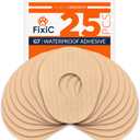FixiC  Adhesive Patches for G7 & Stelo  25 Pack Premium Waterproof Adhesive Patches  Pre-Cut Back Paper  Adhesive Patch for G7  Long Fixation! (Tan)