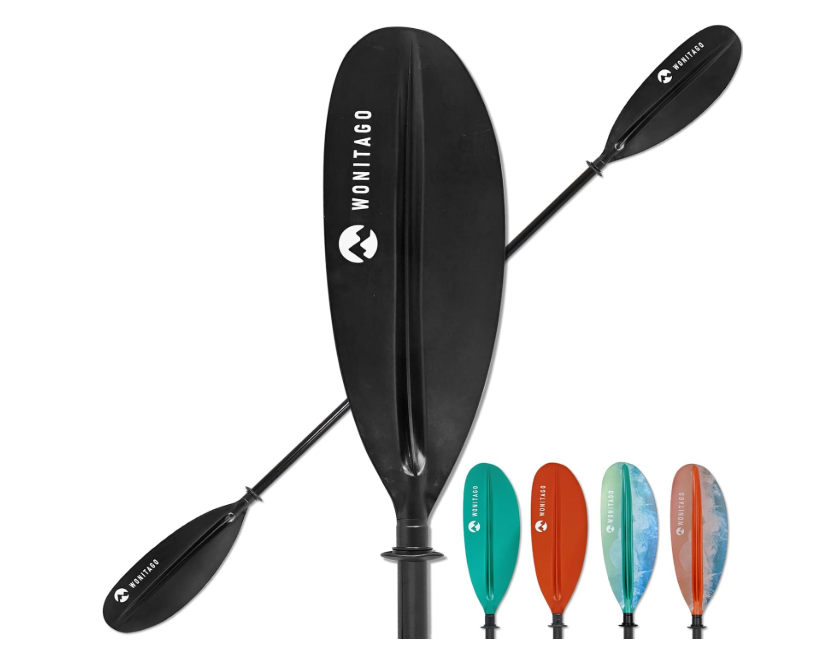 Adjustable Kayak Paddle, Fiberglass Shaft and Reinforced PP Blade | Lightweight and Floating Kayak Oar for Adults, 3-Piece,, 220-240 cm/86-94 in, 240-260 cm/94-102 in