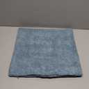 MIULEE Pack of 2 Couch Throw Pillow Covers 18x18 Inch Soft Smoke Blue Chenille Pillow Covers for Sofa Living Room Solid Dyed Pillow Cases