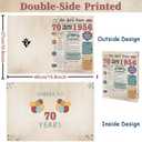 3 x Funny 70th Birthday Card Gifts for Women Men, Retro Gifts for 70 Year Old Woman Man,70th Birthday Decorations for Grandpa Grandma