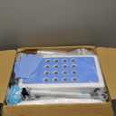 Heavy Duty Width Adjustable Bath Tub Transfer Shower Bench for Inside Tub Extended Shower Chair with Adjustable Height and Reversible Backrest Handicap Bath Seat for Elderly and Disabled