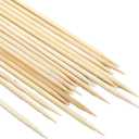 2 x 200 PCS Bamboo Skewers, 12 Inches Wooden Skewer for Appetizers, Fruit, Kebabs, Grilling Barbecue, Mini Burger, Sausage, Kitchen Gadget (Nature)