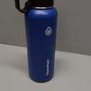 ThermoFlask 40 oz Double Wall Vacuum Insulated Stainless Steel Water Bottle - Reusable with Leakproof Chug & Straw Lids - Keeps Drinks Cold 24 hr/Hot 12 hr - Easy Maintenance - Gym/On-the-Go, Cobalt