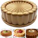 Charlotte Cake Mold, 9 Inch Cake Pan Aluminium Kitchen Accessories Decoration Christmas Wedding Valentines 3D Charlotte Cake Pan (Flower Shape)