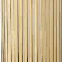 Gold Vase, Ribbed Glass Vase for Flowers, Modern Flower Vases for Tulips, Tall Fluted Vases for Living Room, Dining Table, Office, Wedding, Bookshelf, 10 Inches