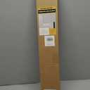 UNISHADES No Drill Blinds for Windows 1" Vinyl L-Shaped Slats Cordless Mini Blinds for Home, for Window Size 27" W 36" H White