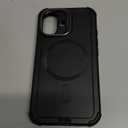 ESR for iPhone 16 Case with Stash Stand, Camera Control, 23FT Military-Grade Shock-Absorbing Drop Protection, Compatible with MagSafe Accessories, Magnetic Cyber Series, Black