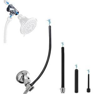 Shower Enema System with 79 Inch Hose, 3-Way Diverter, Shower Douche for Men and Women Portable Cleaner, Enema Nozzle Kit Cleaner Attachment