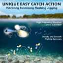 TRUSCEND Easy Catch Fishing Lures with Vibrating Swimming Flashing and Jigging Action, Ultimate Search Bait for All Fish Species, Amazing Ice Fishing Jig Spinners with BKK Hook, Long Cast Spinner Bait (A3-1/2oz-2.6")
