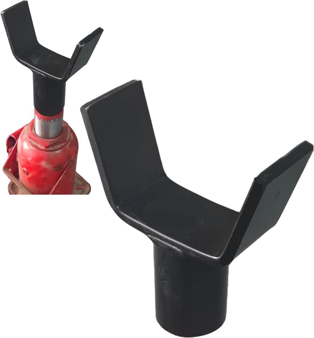Bottle Style Jack Adapter for 12t Jack Support, Bottle Style Jack Accessories for 3-4 in Round&Square Axle Tube, Fits 42mm or Other Smaller Diameter Jack, Jack Axle Adapter for Garage,Farm,Trailer