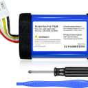 8500mAh Replacement Battery for JBL Flip 6, Part No: GSP-1S2P-F6D, 2025 Upgrade High Capacity 3.7V Battery for Flip 6 Bluetooth Speaker