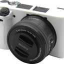 Easy Hood Case for Sony Alpha A6100 A6300 A6400 ILCE-6100 ILCE-6300 ILCE-6400 Digital Camera, Anti-Scratch Soft Silicone Housing Protective Cover Protector Skin (White)