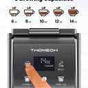 K Cup Coffee Maker With Bold Setting, Single Serve Hot & Iced Coffee Maker for K-Cup and Grounds, 52oz Removable Reservoir, 6 to14oz Brew Sizes, Pod Coffee Machine With Reusable Filter, Gray