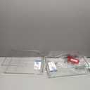 iDesign Plastic Water Bottle Organizer for Fridge, Bottle Holder for Kitchen and Pantry, Clear, 2-Pack