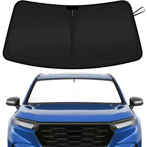 Car Sun Shade for 2023 2024 2025 2026 Honda CRV Windshield Sun Shade, Sun Visor Windshield Screen Cover for Honda CR-V Front Window Sunshade Foldable Auto Interior Accessories UV Block to Keep Cool