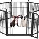 FXW Rollick Dog Playpen for Yard, RV Camping, 24 inch 8 Panels for Puppy and Small DogsPatented