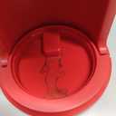 SHARDOR 3 in 1 Coffee Maker, K Cup Coffee Maker Compatible with Ground Coffee & Teas, Single Serve Coffee Machine, 614oz Brew Sizes, 40oz Detachable Water Reservoir, Descale Settings, Red