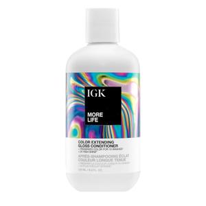 IGK MORE LIFE Color Extending Conditioner | Extends Color While Boosting Gloss and Softness | Helps Protect Color-Treated Hair from Fade (8 Fl Oz (Pack of 1))
