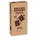 Natures Bakery Double Chocolate Brownie Bars, Whole Grains, Dates, and Cocoa, Plant Based, Dairy-Free, Snack Bar, Box of 12 twin packs