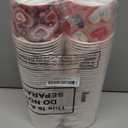 Remerry 100 Pcs 8 oz Mother's Day Heart Snack Cups Party Paper Cup Disposable Paper Dessert Ice Cream Bowl for Wedding Party Treats Cupcakes Supplies Decor