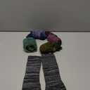 Men's Cotton Toe Socks Five Finger Crew Socks, 5 pcs