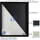 Shadow Box Display Frame with 2 Backgrounds and UV Protection, Multiple Sizes (16x20)