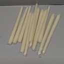 OSHINE 12 Pack Ivory Taper Candles Long Taper Candle 10 Inch Dripless Unscented Smokeless & Emergency 7-8 Hours Long Burning Tall Candlesticks Ideal for Weddings, Thanksgiving, Christmas, Dinner Party