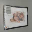 Rempry 8x10 Picture Frame, Display Pictures 5x7 with Mat or 8x10 Without Mat, Wall Hanging or Tabletop Photo Frame with Shatter Resistant Plexiglass, Black, 1 Pack