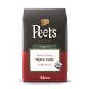 Peet's Coffee, USDA Organic Dark Roast Ground Coffee, 100% Arabica Coffee - French Roast 18 Ounce Bag (EXP 08/16/26)