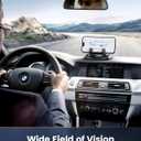 360 Degree Rotation Dashboard Phone Holder for Car, Anti-Slip Grips & One-Hand Operation Car Cell Phone Mount with Adjustable Spring Clip, Compatible with iPhone Samsung All Smartphones