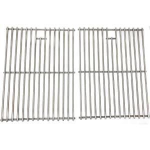 Replacement Steel Cooking Grates for 463411512, 463411712, 463411911, C-45G4CB, 720-0719BL, 720-0773 and 1010037 Gas Grill Models, Set of 2
