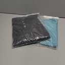 Ficerd 2 Pack Men's Henley Shirts, Long Sleeve Henley T-Shirts with Pockets Casual Front Placket Basic Henley Tee Tops (Dark Gray, Blue Green,Small)