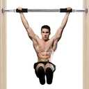 Doorway Pull Up Chin Up Bars for Doorway, Adjustable 24.5 to 36 Inches Upper Body Workout Rod Heavy Duty Home Gym Exercise Fitness Door Exercise Bars