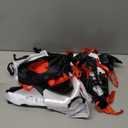 SilTriangle 24 Pcs Casino Party Favor Gift Bags Casino Theme Party Decorations with Drawstring Las Vegas Satin Goody Treat Poker Bags for Birthday Game Night Decoration(Black White Red)