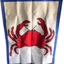 Crab Flag Banner 3.5x2.5Ft