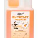 Liquified RV Toilet Treatment - Black Holding Tank Digester - Odor Eliminator - Orange Scent - Matts RV Reviews (Orange, 32oz)