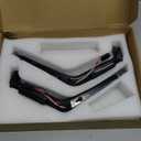 SAUTVS LED Grille Accent Fang Lights for 2025 Polaris RZR PRO XP/R/S Accessories, Waterproof Startup Animations White DRL Signature Lights Grill Lamps(1Pair, Replace #2417278, #2417279)