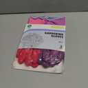 PACIFIC PPE 2 Pairs Gardening Gloves for women and Ladies, Rubber Coated Garden Gloves, Outdoor Protective Work Gloves, Small, Pruple & Red