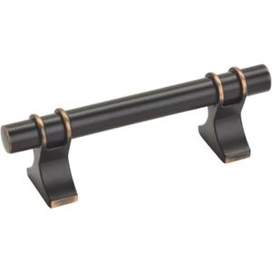 Amerock | Cabinet Pull | Oil Rubbed Bronze | 3 inch (76 mm) Center to Center | Davenport | 1 Pack | Drawer Pull | Drawer Handle | Cabinet Hardware