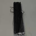 RV Thin Pleated Shade Replacement Compatible with Lippert Prepped Entry Doors/Thin Shade Ready Lippert Entry Door,12 x 21 RV Window Blinds for Camper Travel Trailers (Black)