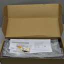 WOPITUES Floating Shelves with Wire Storage Basket, Bathroom Shelves Over Toilet with Protective Metal Guardrail, Wood Wall Shelves for Bathroom, Bedroom, Living Room, Toilet PaperBlack