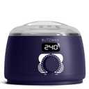 BLITZWAX Single Waxing Pot, Hard Wax Warmer for Face, Legs, Bikini, Brazilian and Body, for 16 oz, At Home Hair Removal Kit, for Men, Beginner Friendly, Quick Heating, Precise Temperature Control (Deep Blue)