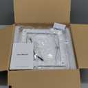 Fitop Bathroom Exhaust Fan with Light, 110 CFM 43W 1200LM Ceiling Mount Shower Ventilation Exhaust with Light, 1.0 Sones Bathroom Vent with Light, Bathroom Fan LED Light 3000K/4000K/5000K (White)