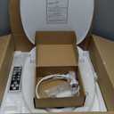 Bidet Toilet Seat Round, Unlimited Warm Water, Heated Toilet Seat, Warm Air Dryer, Rear and Feminine Washing, Soft Closed Toilet Lid, Night Light, Smart Toilet Seat with Bidet Requires Outlet