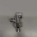 OFFO Shower Head Holder All Metal for Handheld Shower Head, Adjustable Shower Arm Mount with Solid Brass Pivot Ball, 1/2 in IPS Female Inlet and Male Outlet, Chrome