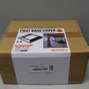 4 pcs 5.5"x5.5" Aluminum Deck Post Base Cover, for Deck railings, Stairs, Patios, Porches Split Deck Post Skirt (Black)