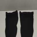 Medical Thigh High Compression Socks,for Women & Men,20-30 MmHg Support Stockings Varicose Veins Compression,Leg Sleeves Footless Hose Legs Open Toe for Relief Shin Splints,Edema,Swelling (XXL, Black)