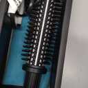 PHOEBE Curling Iron, Dual Voltage Travel 1 Inch Ceramic Tourmaline Ionic Hair Curler Hot Brush, Professional Anti-Scald Instant Heat Up Curling Wands, Heated Styler for Long Hair