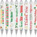 HOWAF 8pcs Christmas Pens Gifts Bulk, Christmas Ballpoint Pens for Coworkers, Xmas Appreciation Gift Pens for Nurse Teacher Employees, Xmas Holiday Gift Motivational Ballpoint Pen